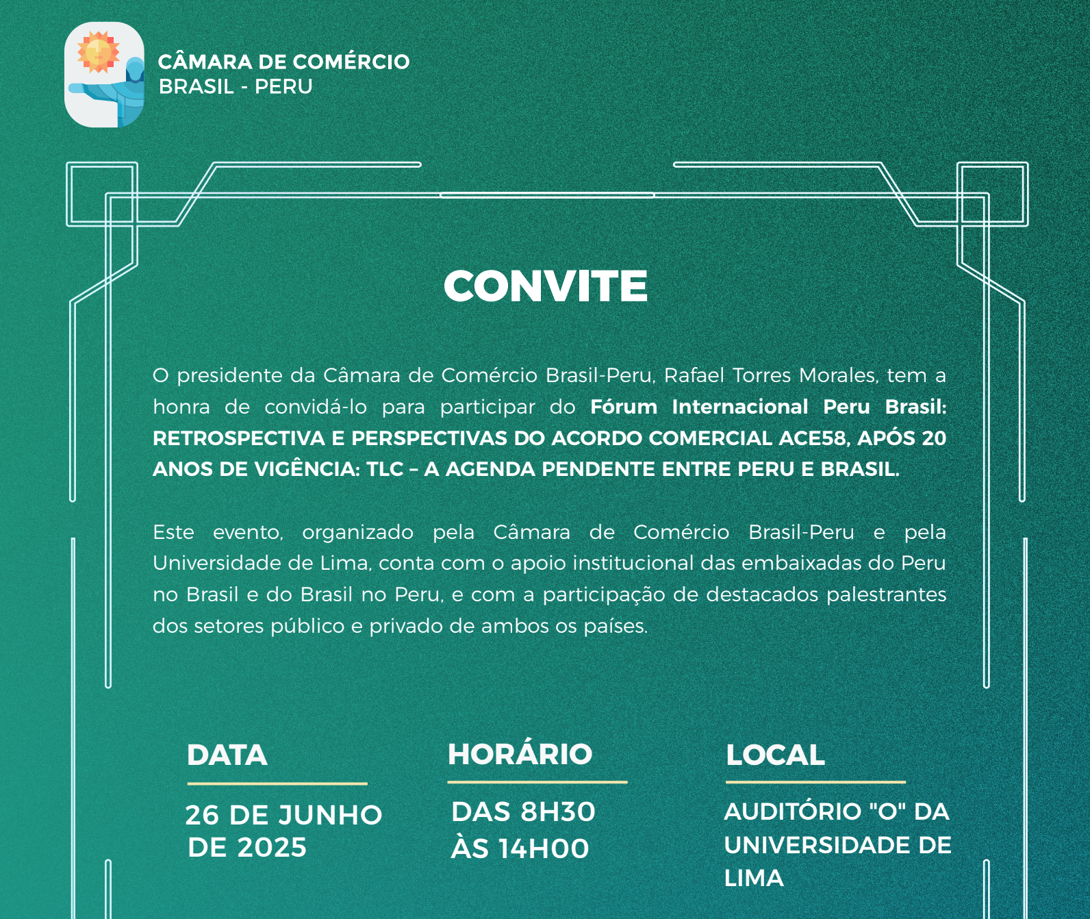 Fórum Internacional Peru-Brasil 2025: Perspectivas do Acordo Comercial ACE58